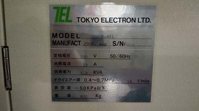 图为 已使用的 TEL / TOKYO ELECTRON P-8XL 待售
