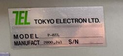 Photo Used TEL / TOKYO ELECTRON P-8XL For Sale