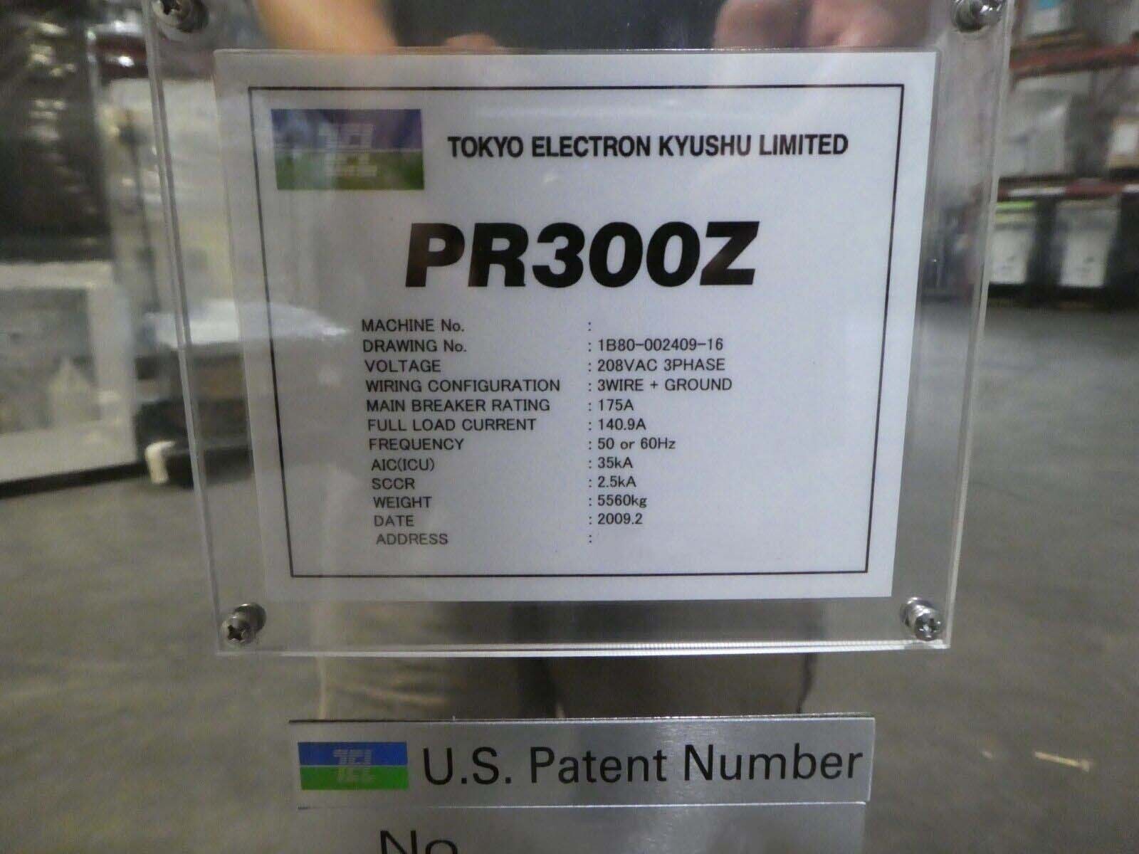 Photo Used TEL / TOKYO ELECTRON PR300Z For Sale