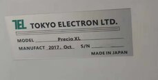 Photo Used TEL / TOKYO ELECTRON Precio XL For Sale