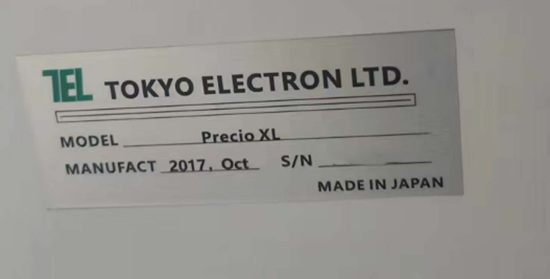 Photo Used TEL / TOKYO ELECTRON Precio XL For Sale