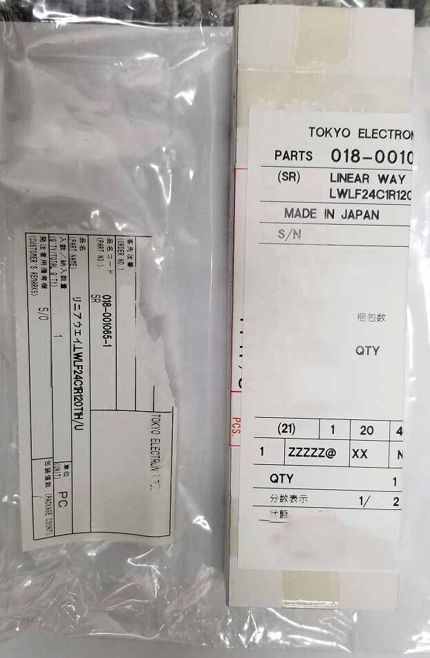 圖為 已使用的 TEL / TOKYO ELECTRON Spare parts for SS-4 待售