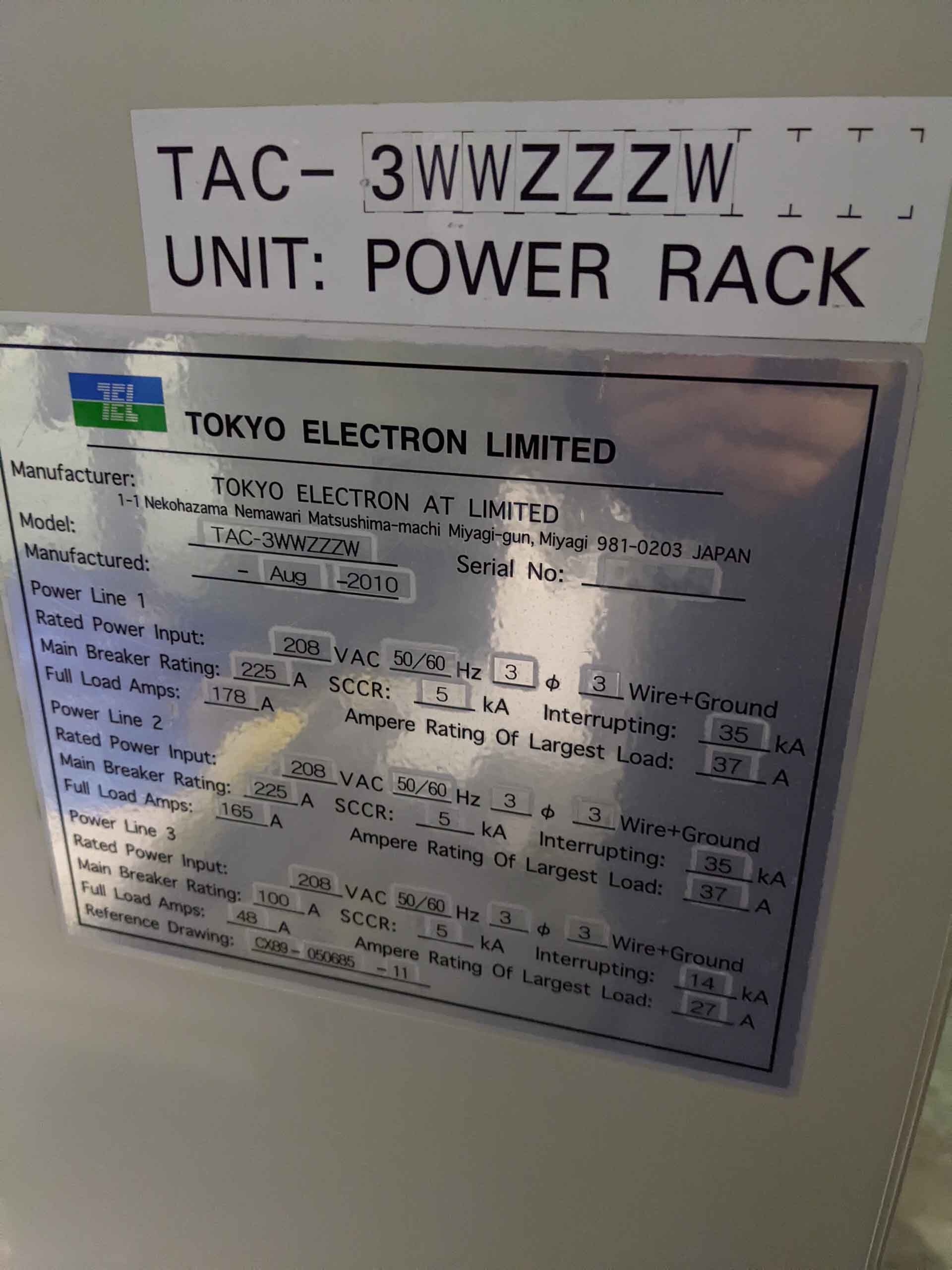 사진 사용됨 TEL / TOKYO ELECTRON Tactras 판매용