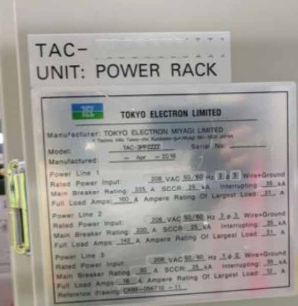 Foto Verwendet TEL / TOKYO ELECTRON Tactrus NCCP Zum Verkauf