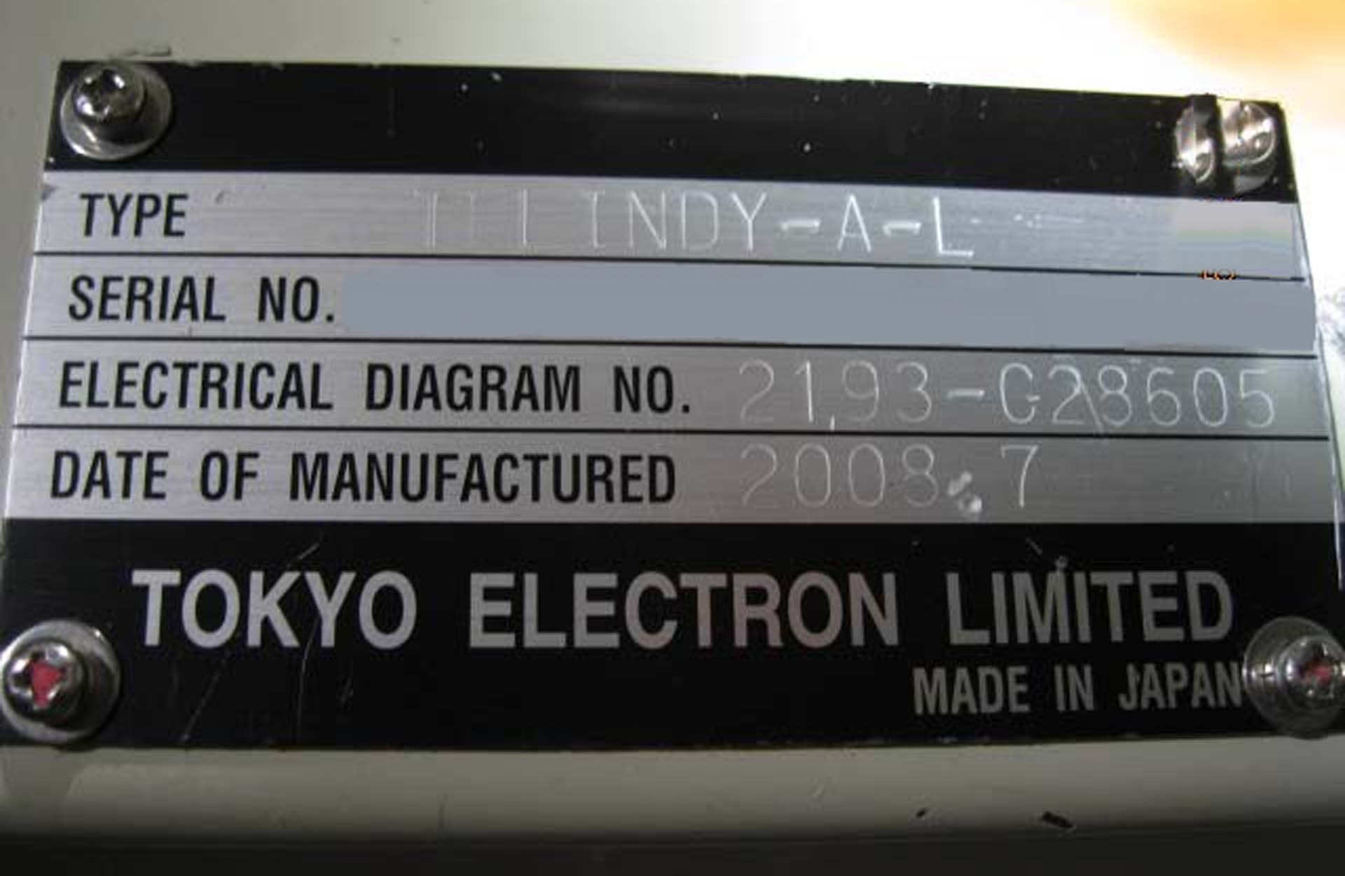 Photo Used TEL / TOKYO ELECTRON TELINDY Oxide For Sale