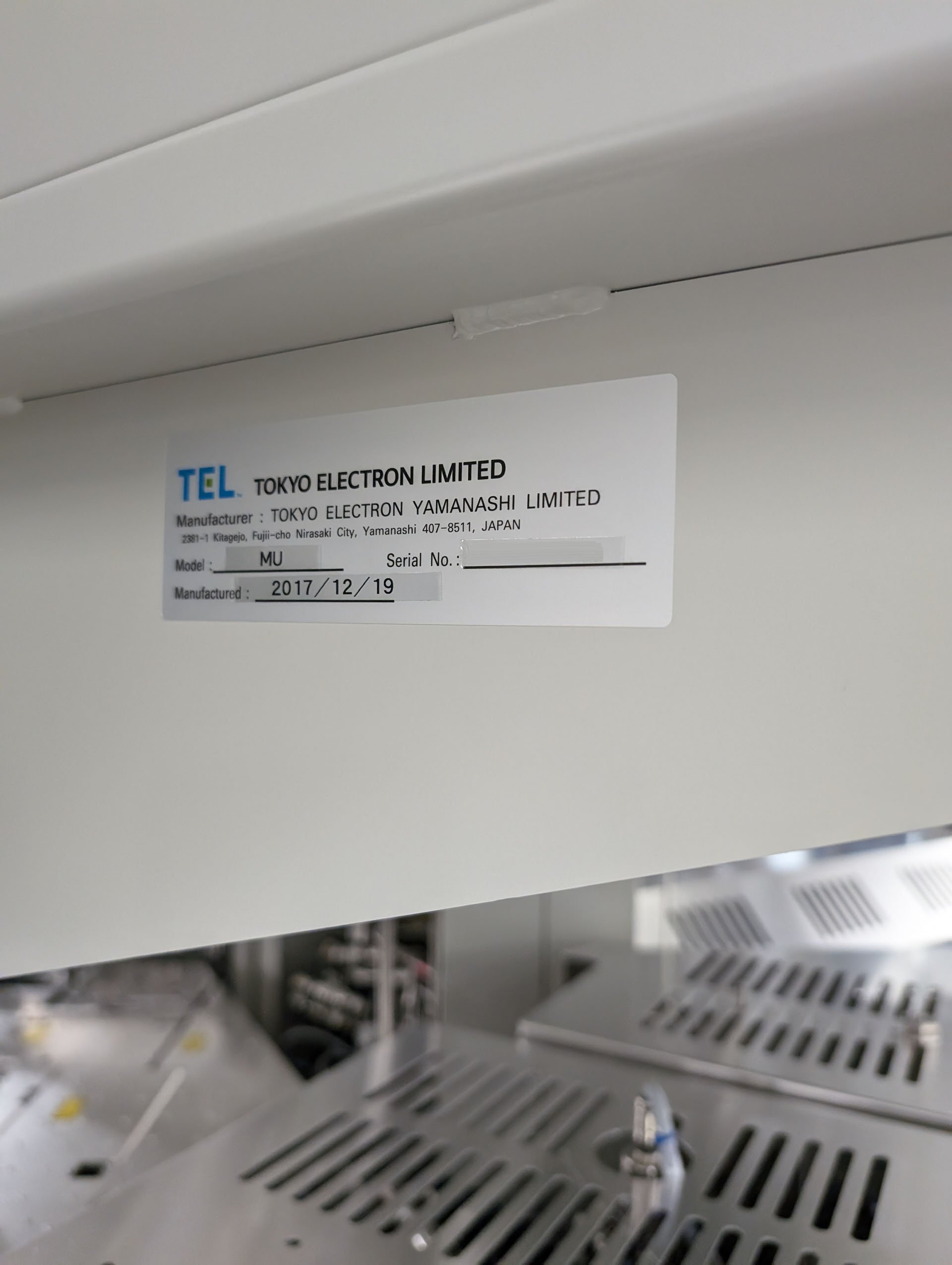 사진 사용됨 TEL / TOKYO ELECTRON Trias 판매용