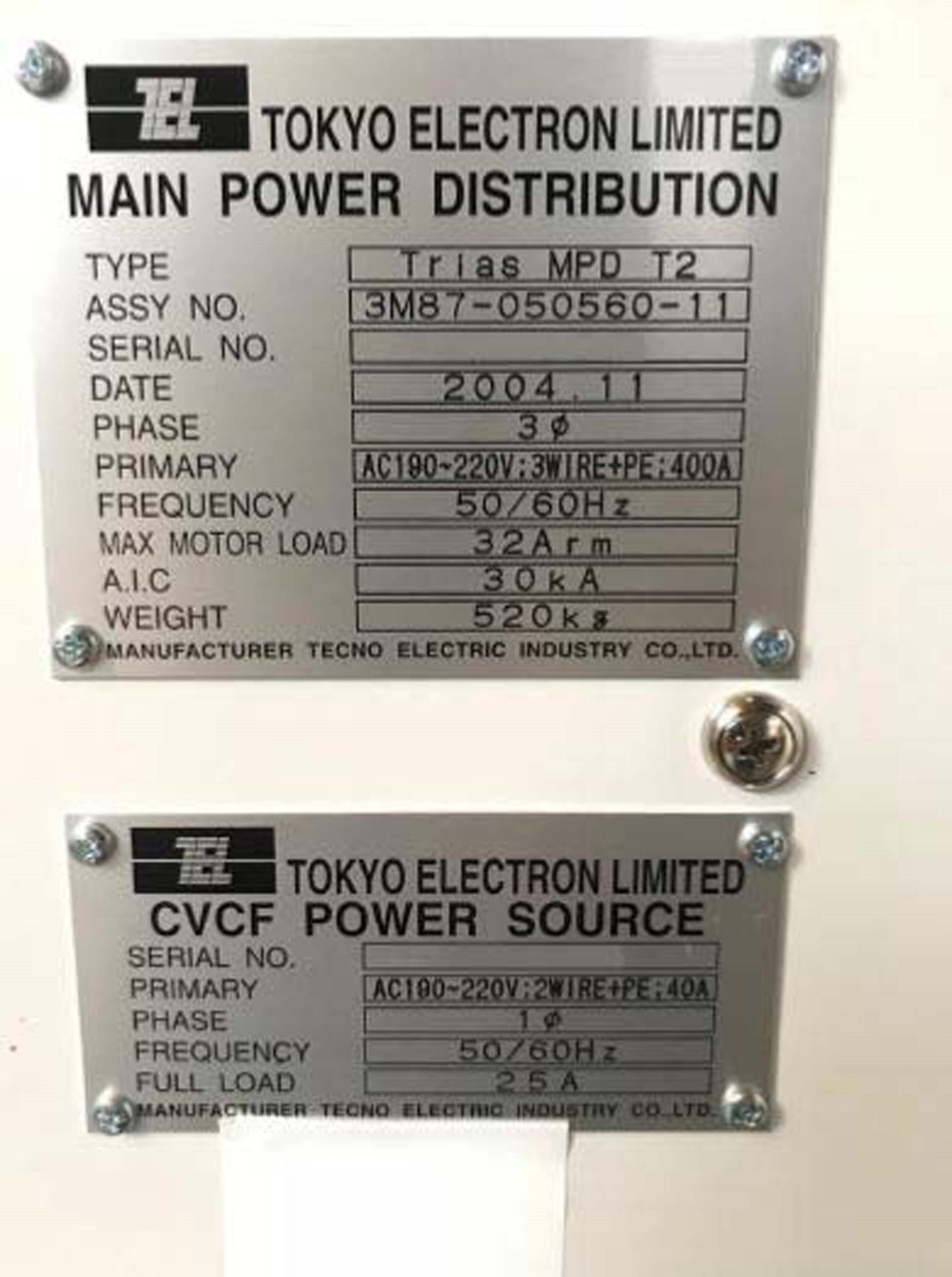 Foto Verwendet TEL / TOKYO ELECTRON Trias Zum Verkauf