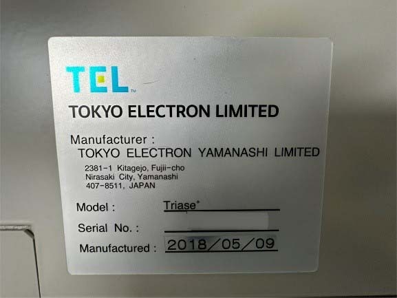 Foto Verwendet TEL / TOKYO ELECTRON Triase+ Zum Verkauf