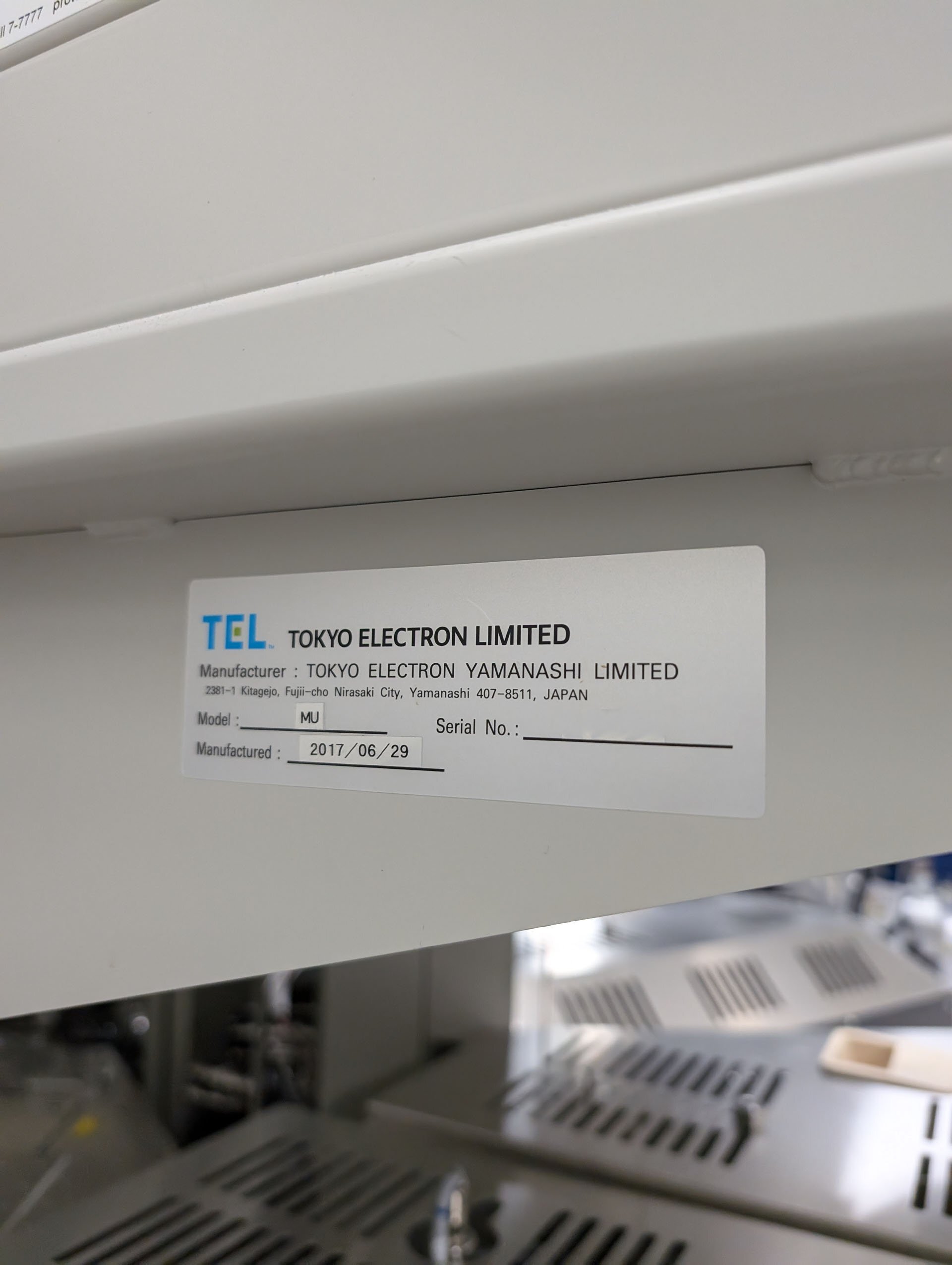 圖為 已使用的 TEL / TOKYO ELECTRON Triase+ 待售