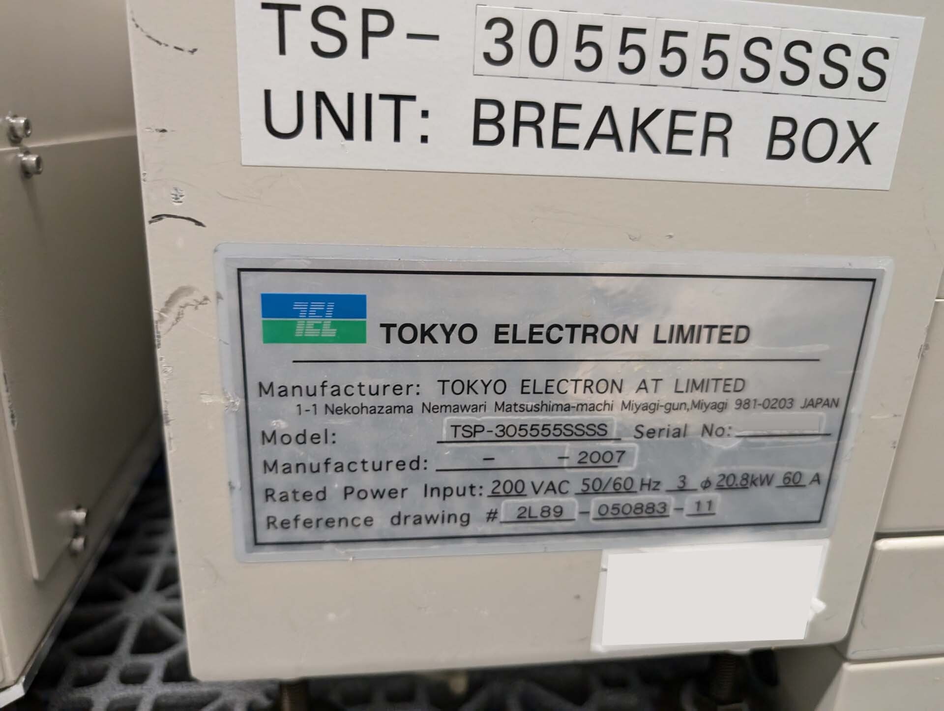 Foto Verwendet TEL / TOKYO ELECTRON TSP-305555SSSS Zum Verkauf