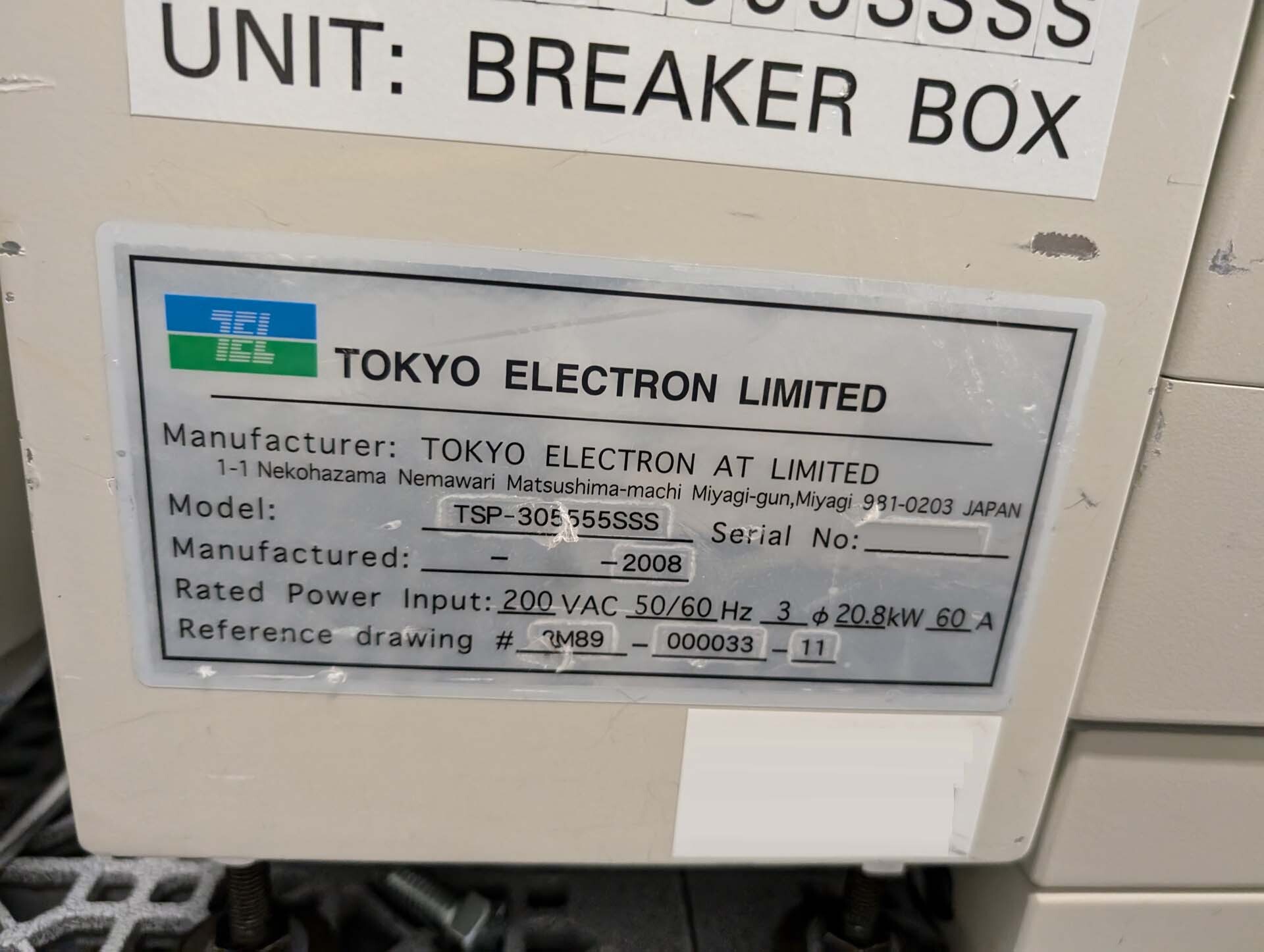 Foto Verwendet TEL / TOKYO ELECTRON TSP-305555SSSS Zum Verkauf