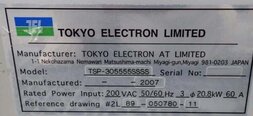 Foto Verwendet TEL / TOKYO ELECTRON TSP-305555SSSS Zum Verkauf