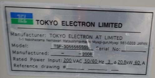 Foto Verwendet TEL / TOKYO ELECTRON TSP-305555SSSS Zum Verkauf