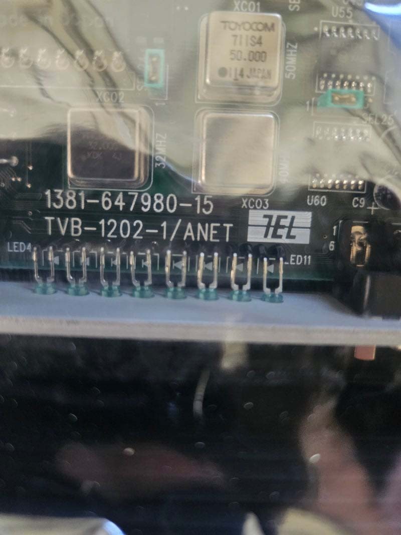 사진 사용됨 TEL / TOKYO ELECTRON TVB1202-1 판매용