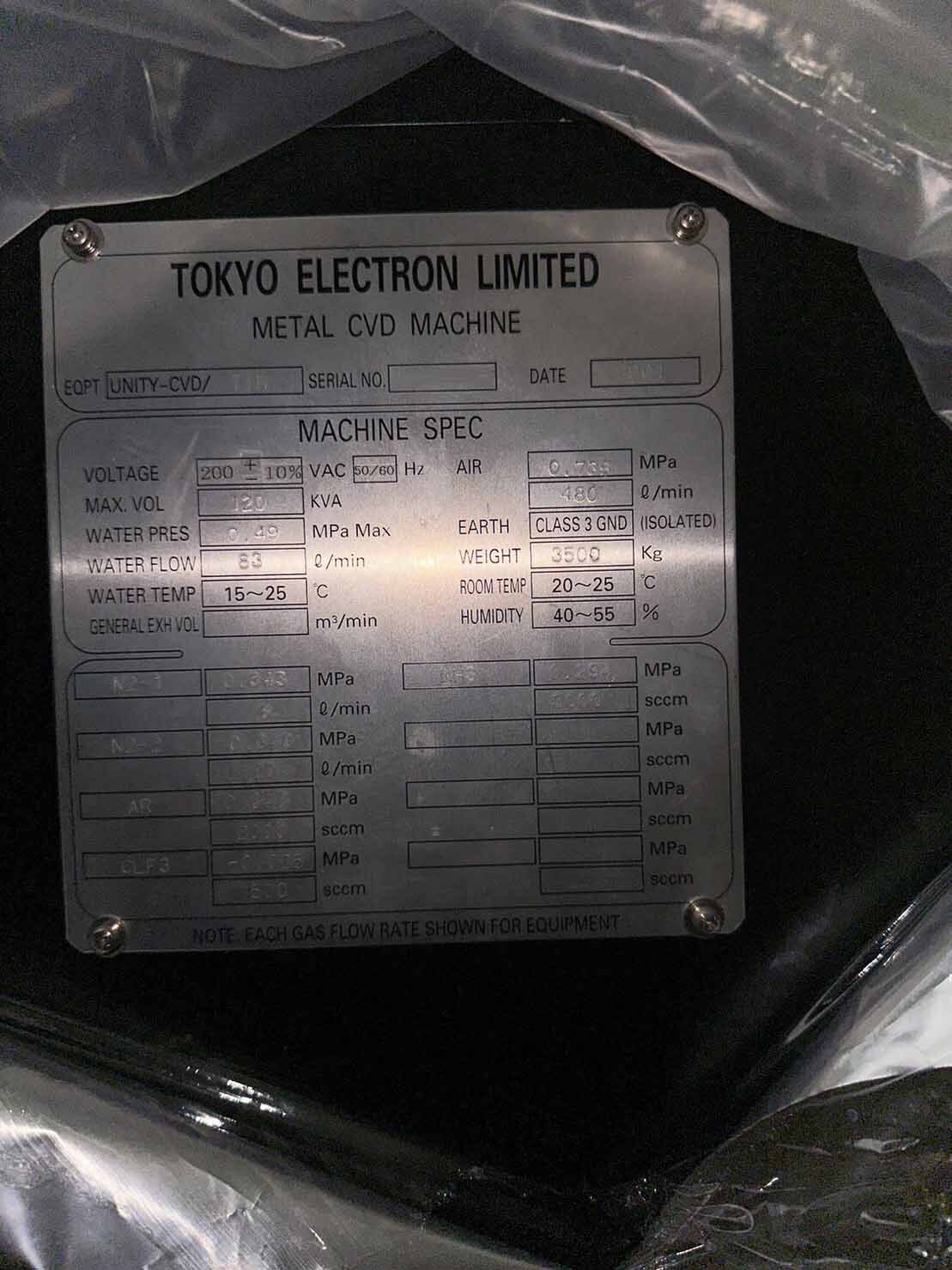Foto Verwendet TEL / TOKYO ELECTRON Unity Zum Verkauf