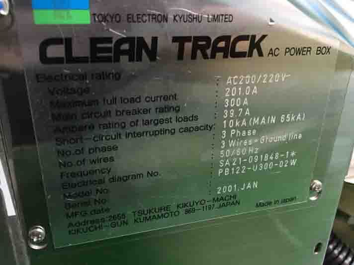 Photo Used TEL / TOKYO ELECTRON Clean Track ACT 12 For Sale