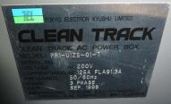 圖為 已使用的 TEL / TOKYO ELECTRON Clean Track ACT 8 待售