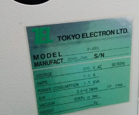 フォト（写真） 使用される TEL / TOKYO ELECTRON P-8XL 販売のために