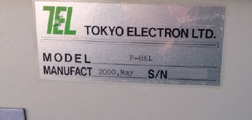 圖為 已使用的 TEL / TOKYO ELECTRON P-8XL 待售