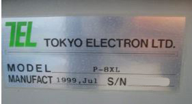 图为 已使用的 TEL / TOKYO ELECTRON P-8XL 待售