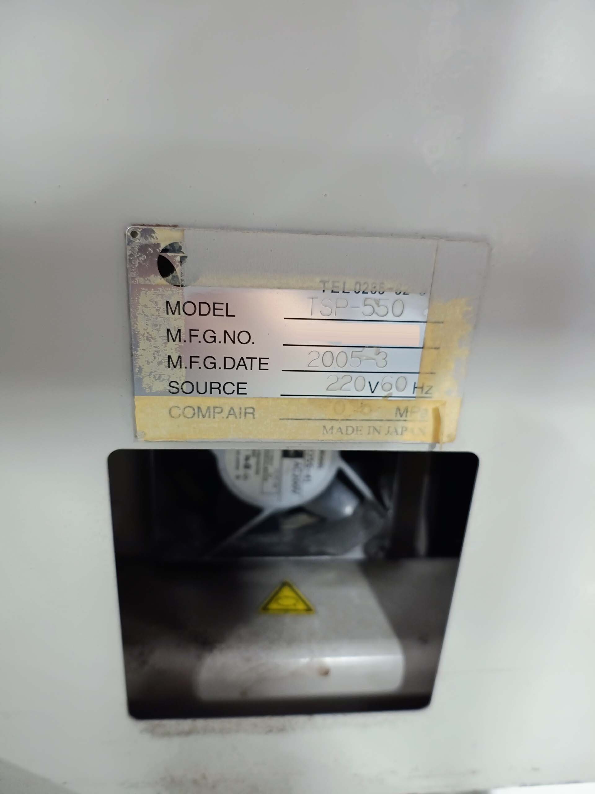 图为 已使用的 TEL TSP-550 待售