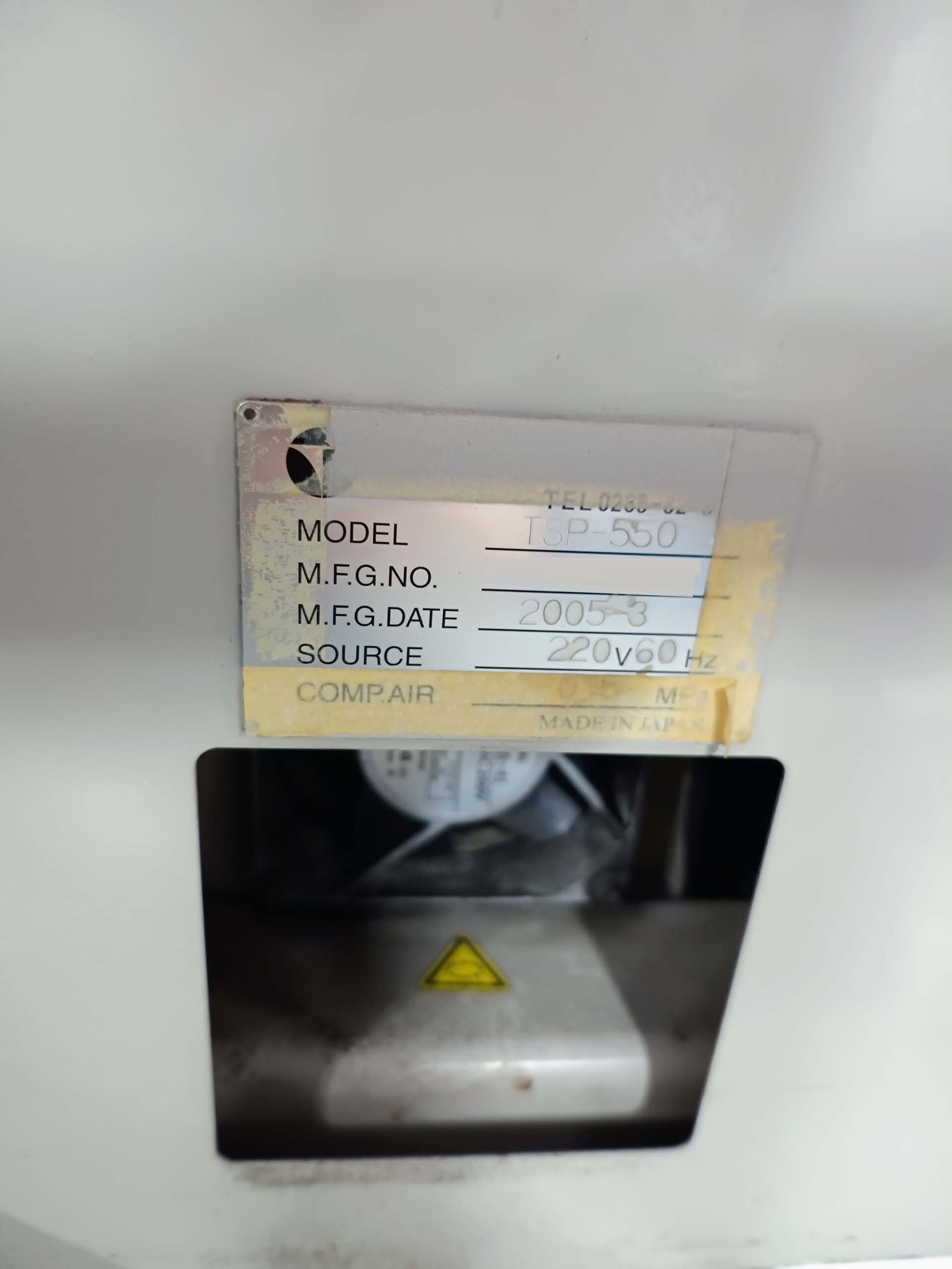 图为 已使用的 TEL TSP-550 待售