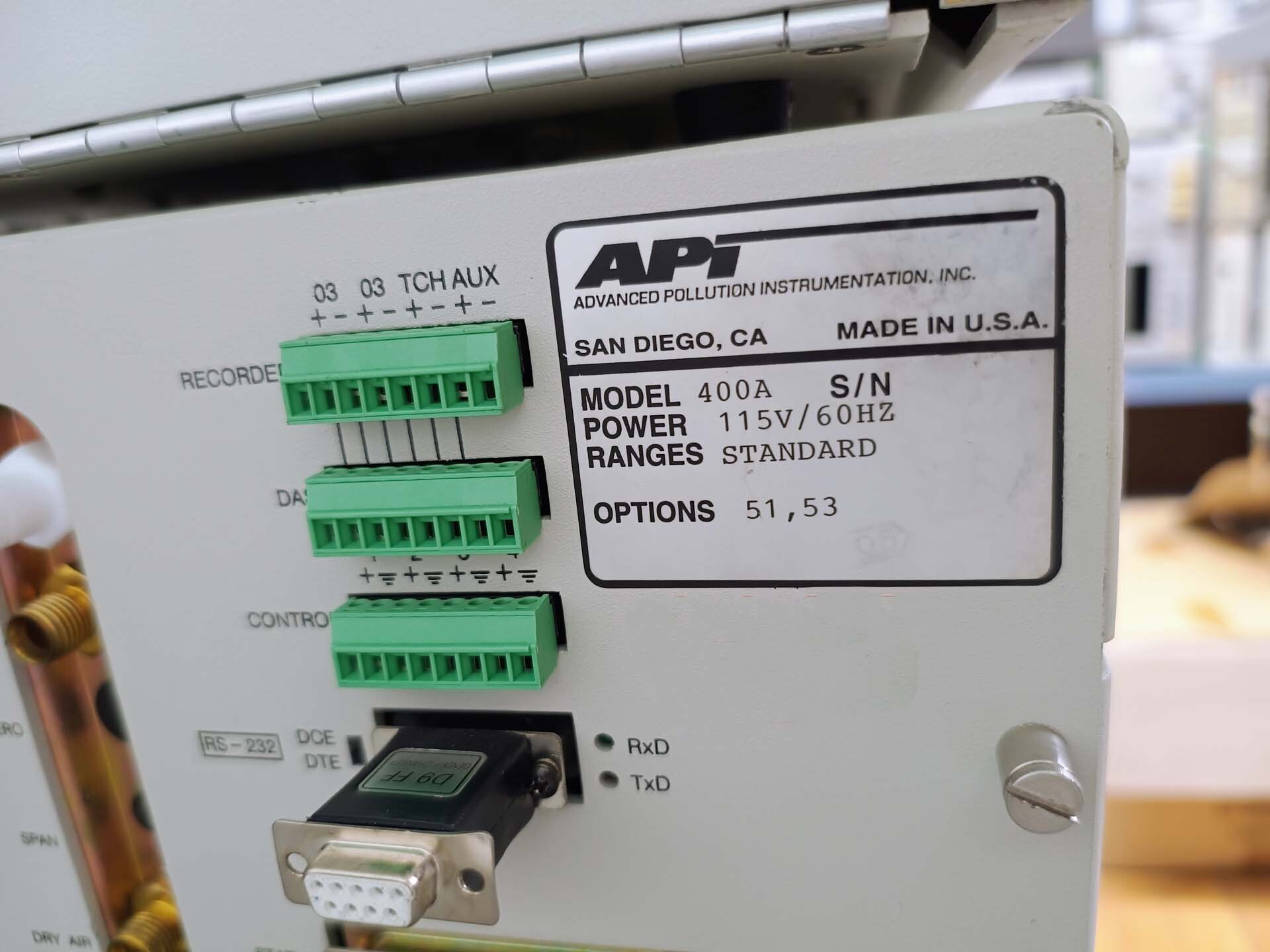 Foto Verwendet ADVANCED POLLUTION INSTUMENTATION / API M400A Zum Verkauf