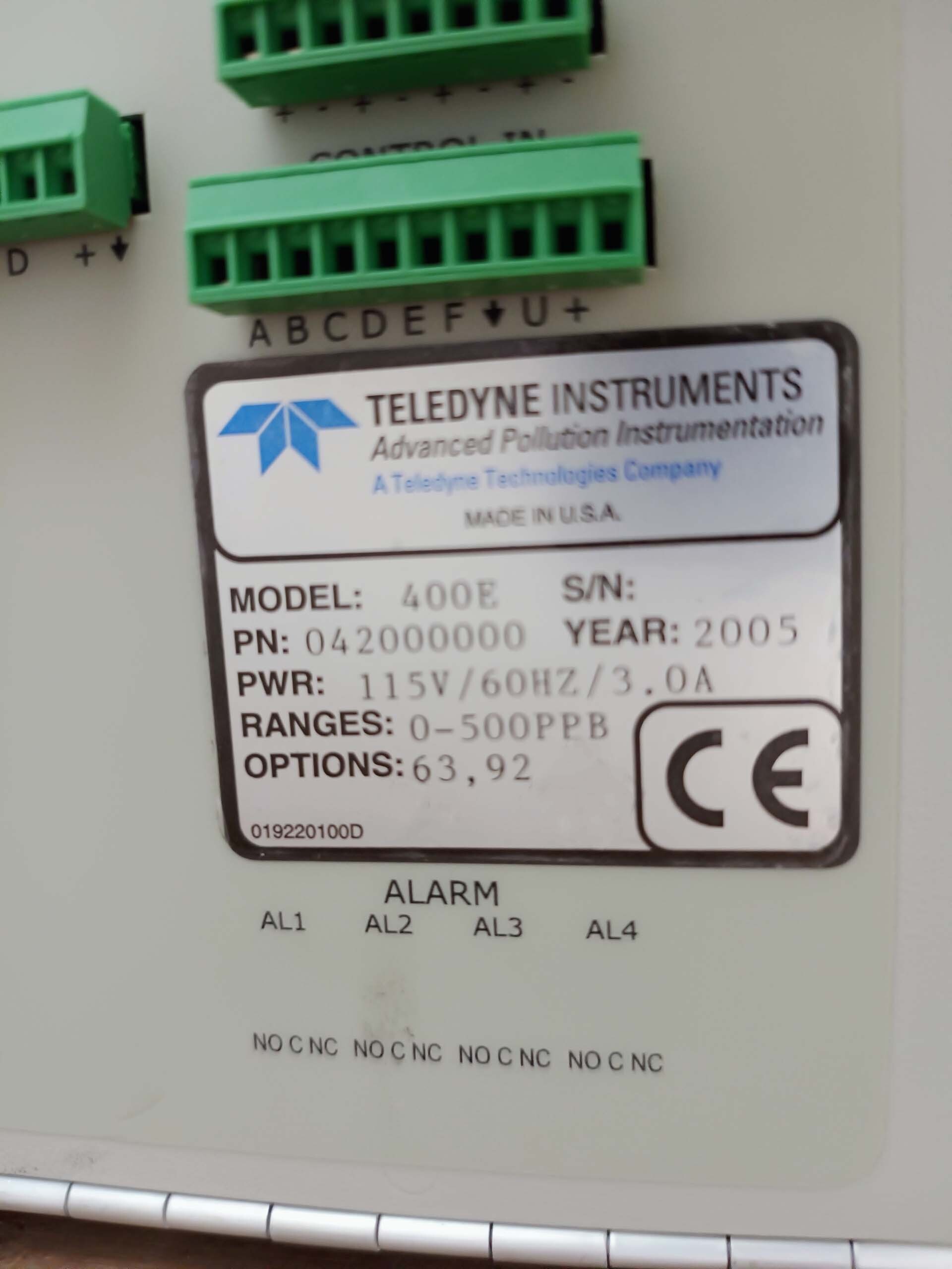 사진 사용됨 TELEDYNE M400E 판매용