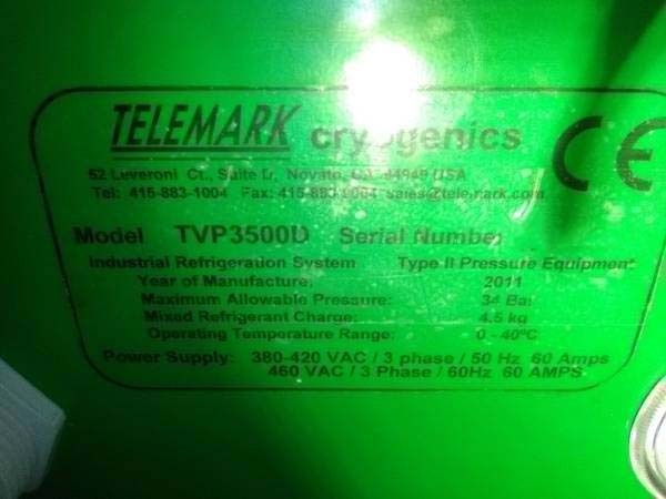 图为 已使用的 TELEMARK TVP 3500D 待售