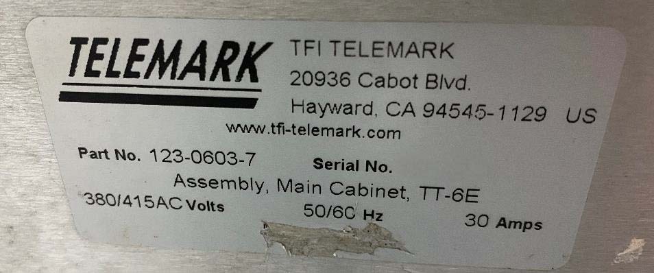 Photo Used TELEMARK TT-6 For Sale