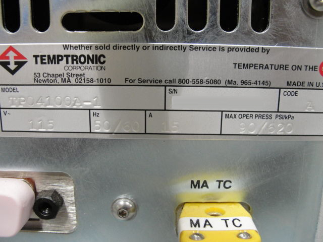 圖為 已使用的 TEMPTRONIC ThermoStream TP04100A 待售