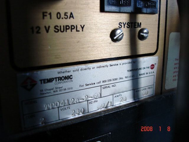 圖為 已使用的 TEMPTRONIC TP0412A-2-60 待售