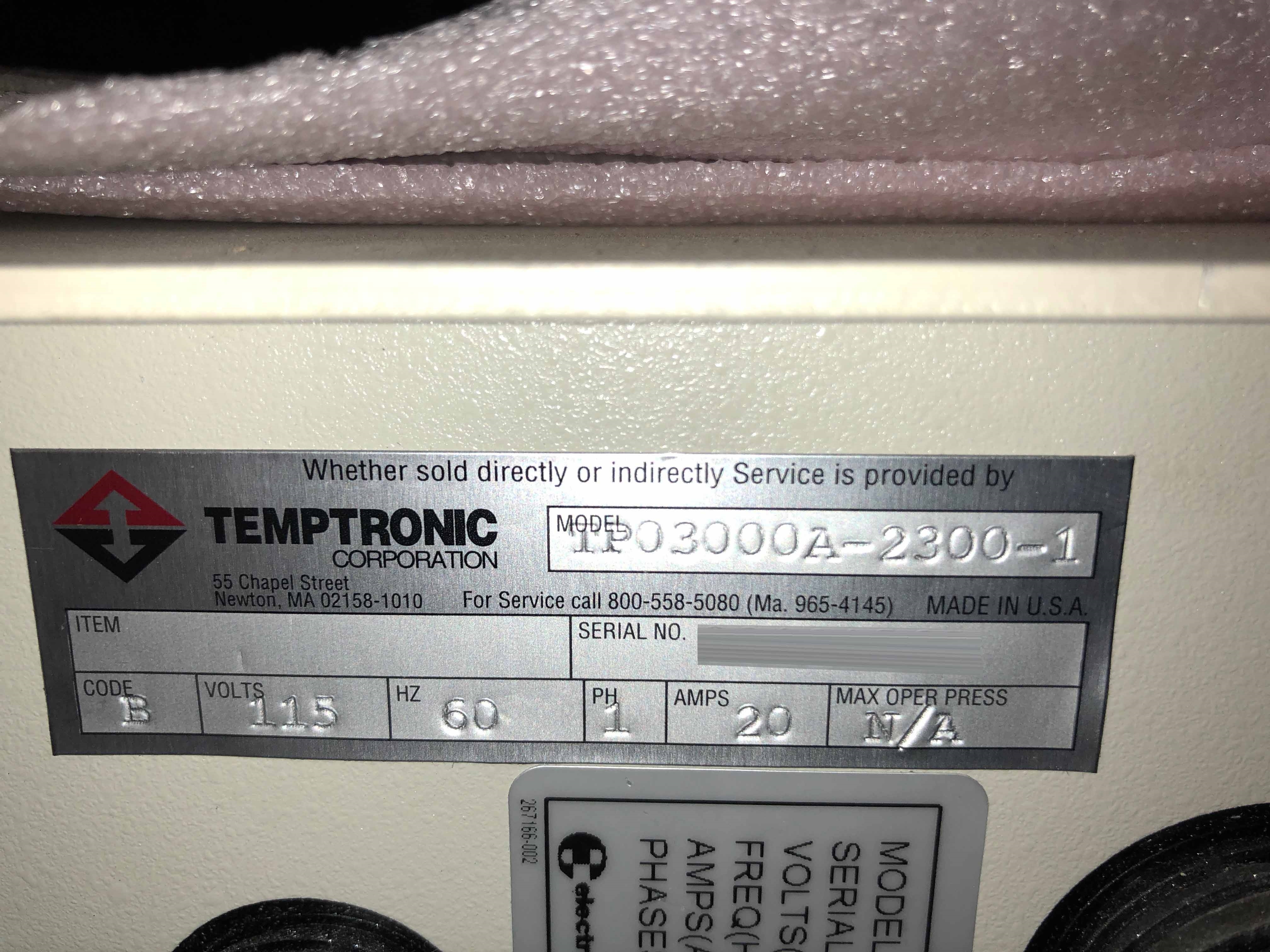 Photo Used TEMPTRONIC TPO 3000A-2300-1 For Sale