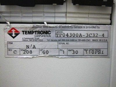 Photo Used TEMPTRONIC TPO 4300A ThermoStream For Sale