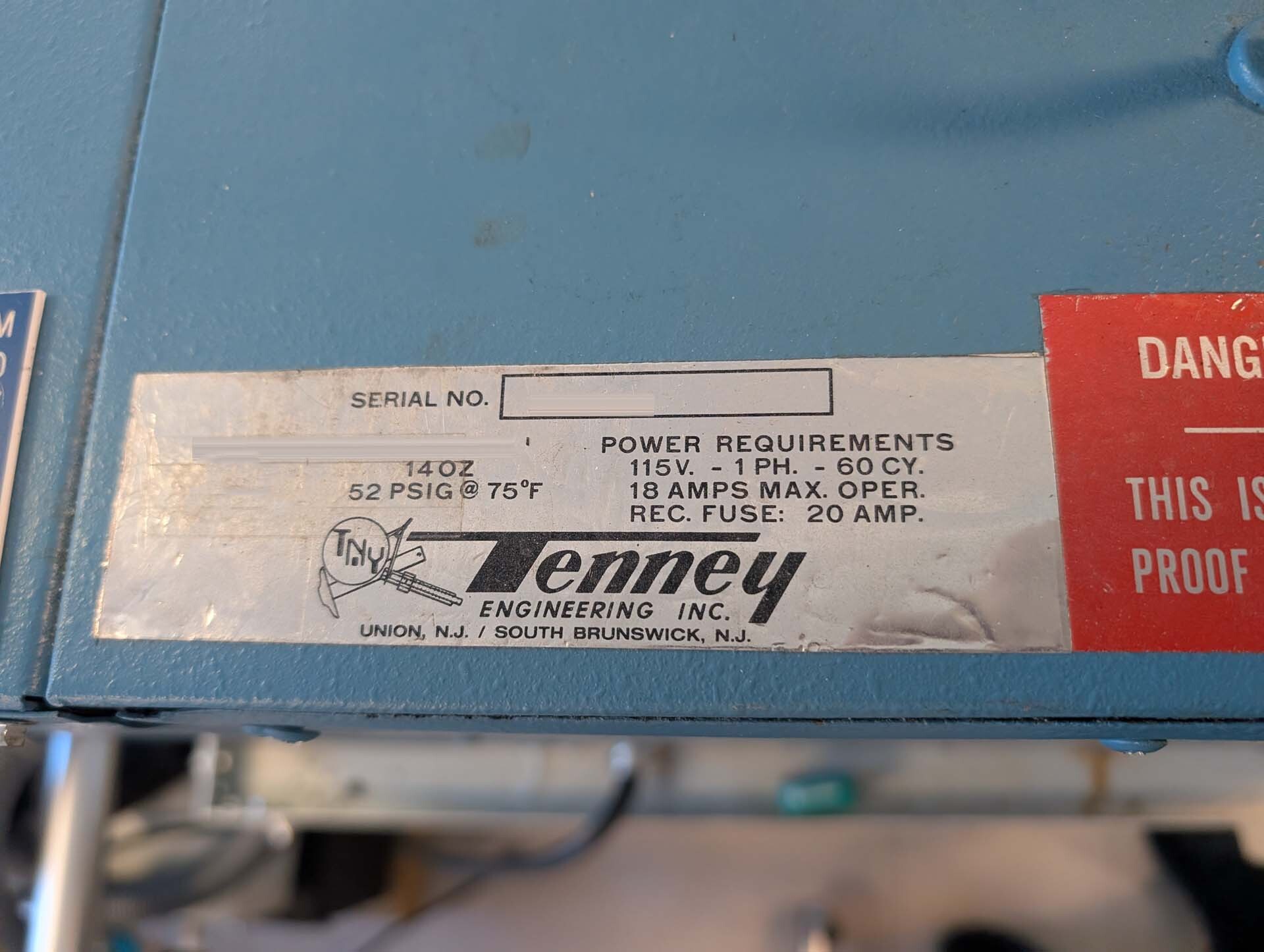 圖為 已使用的 TENNEY JR 待售