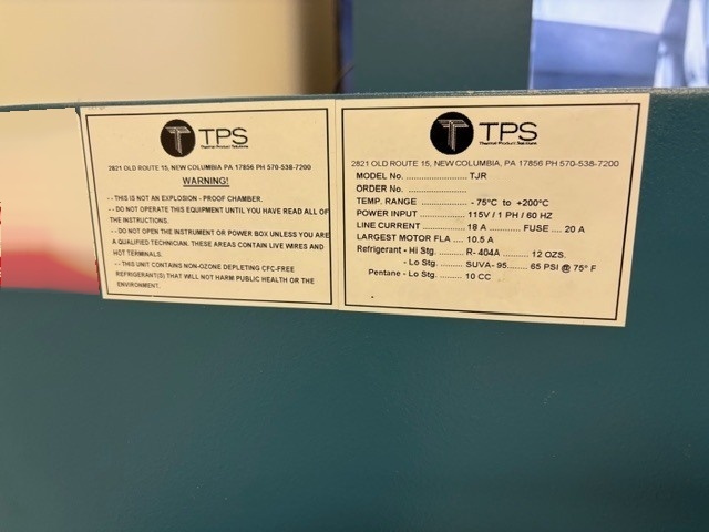 圖為 已使用的 TENNEY TJR 待售