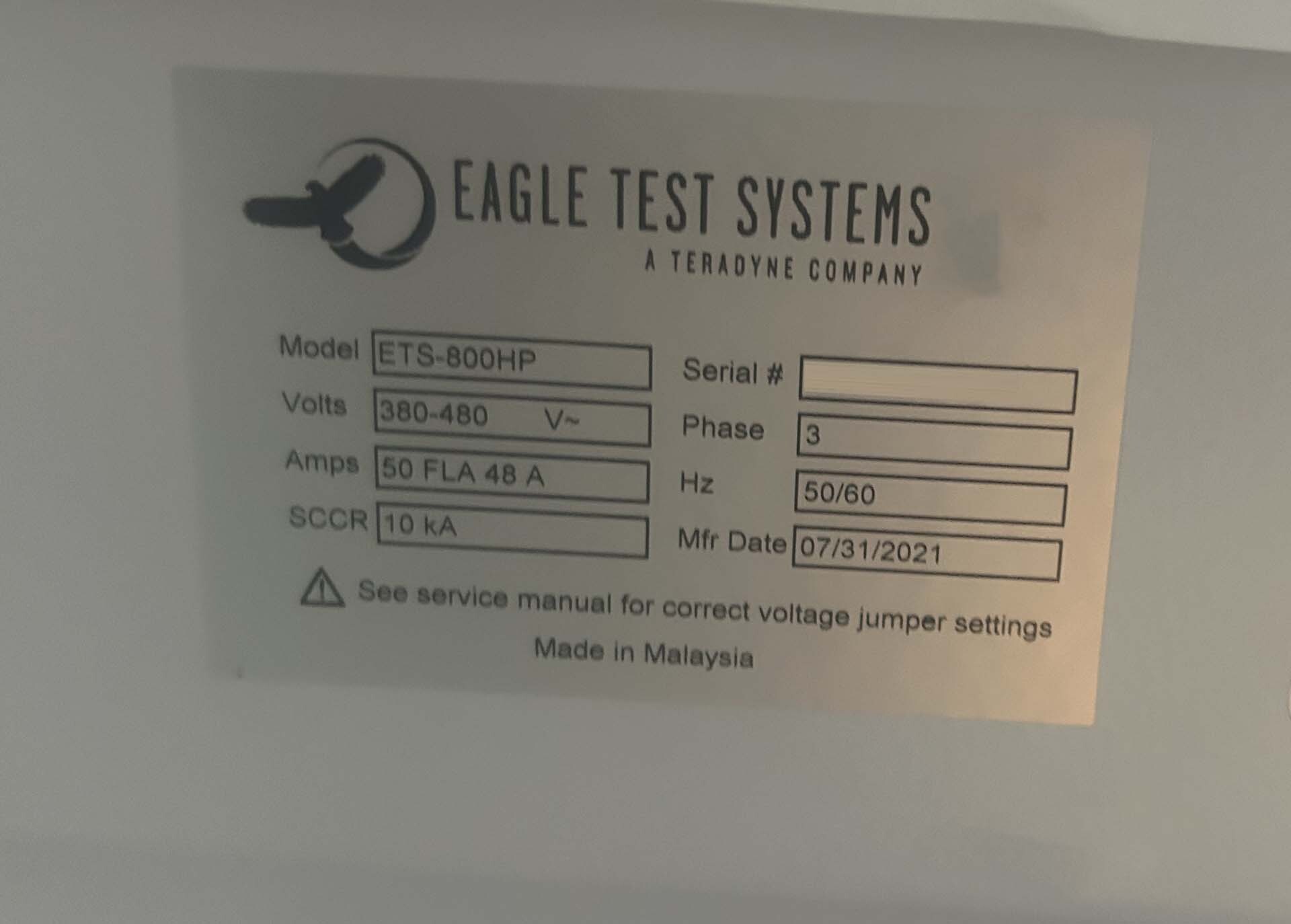 图为 已使用的 TERADYNE / EAGLE ETS-800HP 待售
