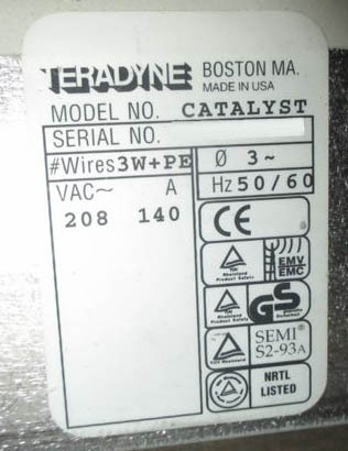 Photo Used TERADYNE Catalyst LC For Sale