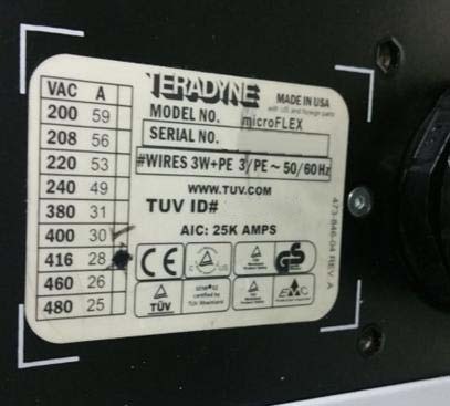 Photo Used TERADYNE MicroFlex For Sale