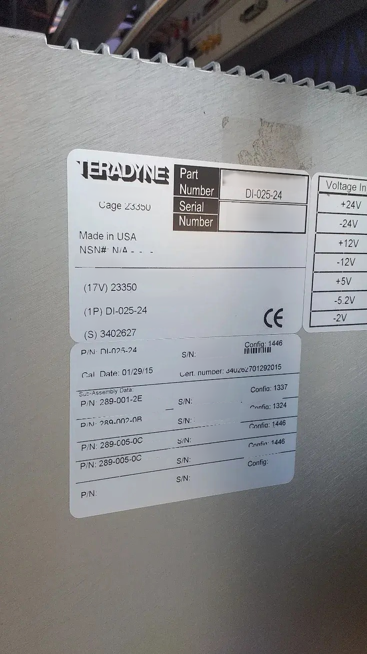 フォト（写真） 使用される TERADYNE Rack 10 販売のために