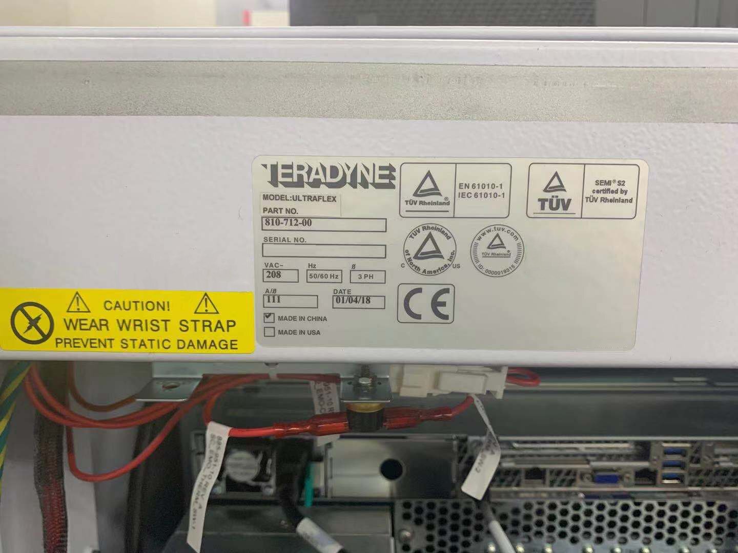 Photo Used TERADYNE UltraFlex For Sale