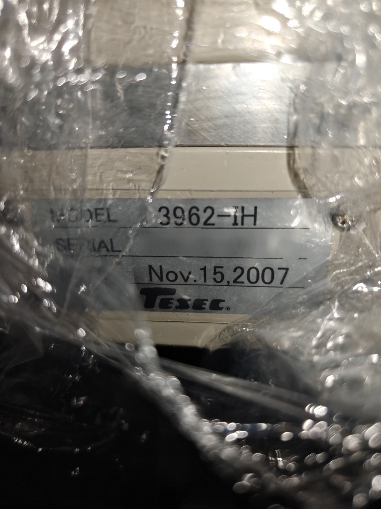 图为 已使用的 TESEC 3962 待售