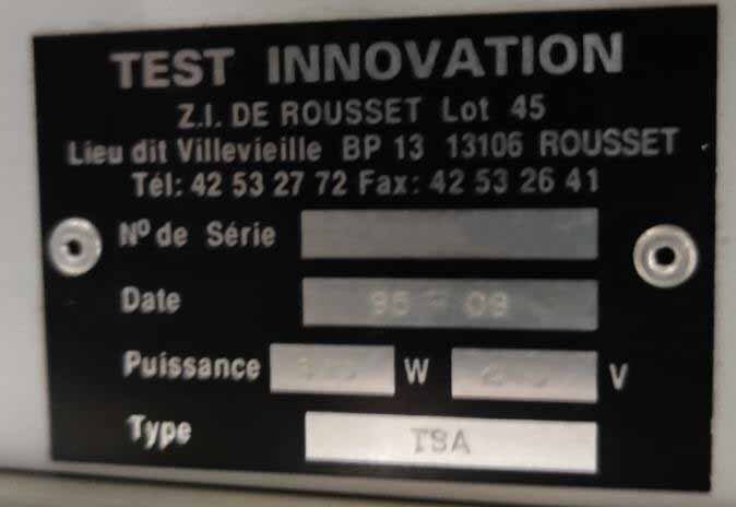 Photo Utilisé TEST INNOVATION TSA À vendre