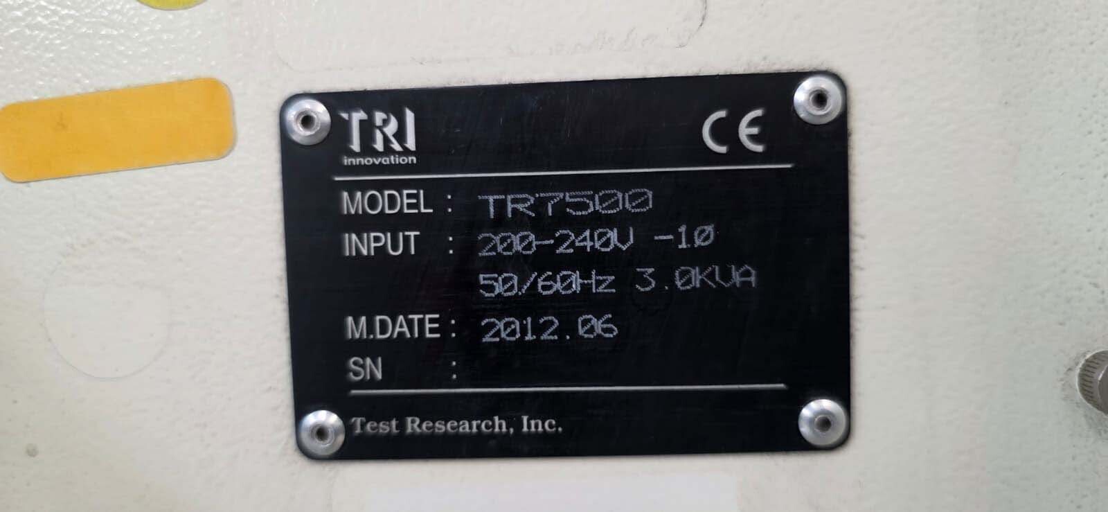 Photo Utilisé TEST RESEARCH INC / TRI TR7500 À vendre