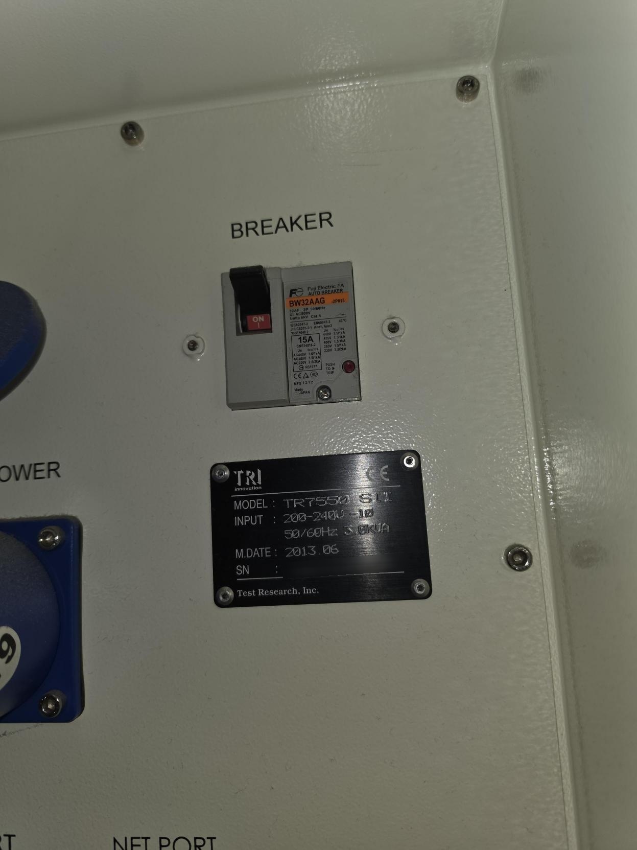 フォト（写真） 使用される TEST RESEARCH INC / TRI TR 7550 SII 販売のために