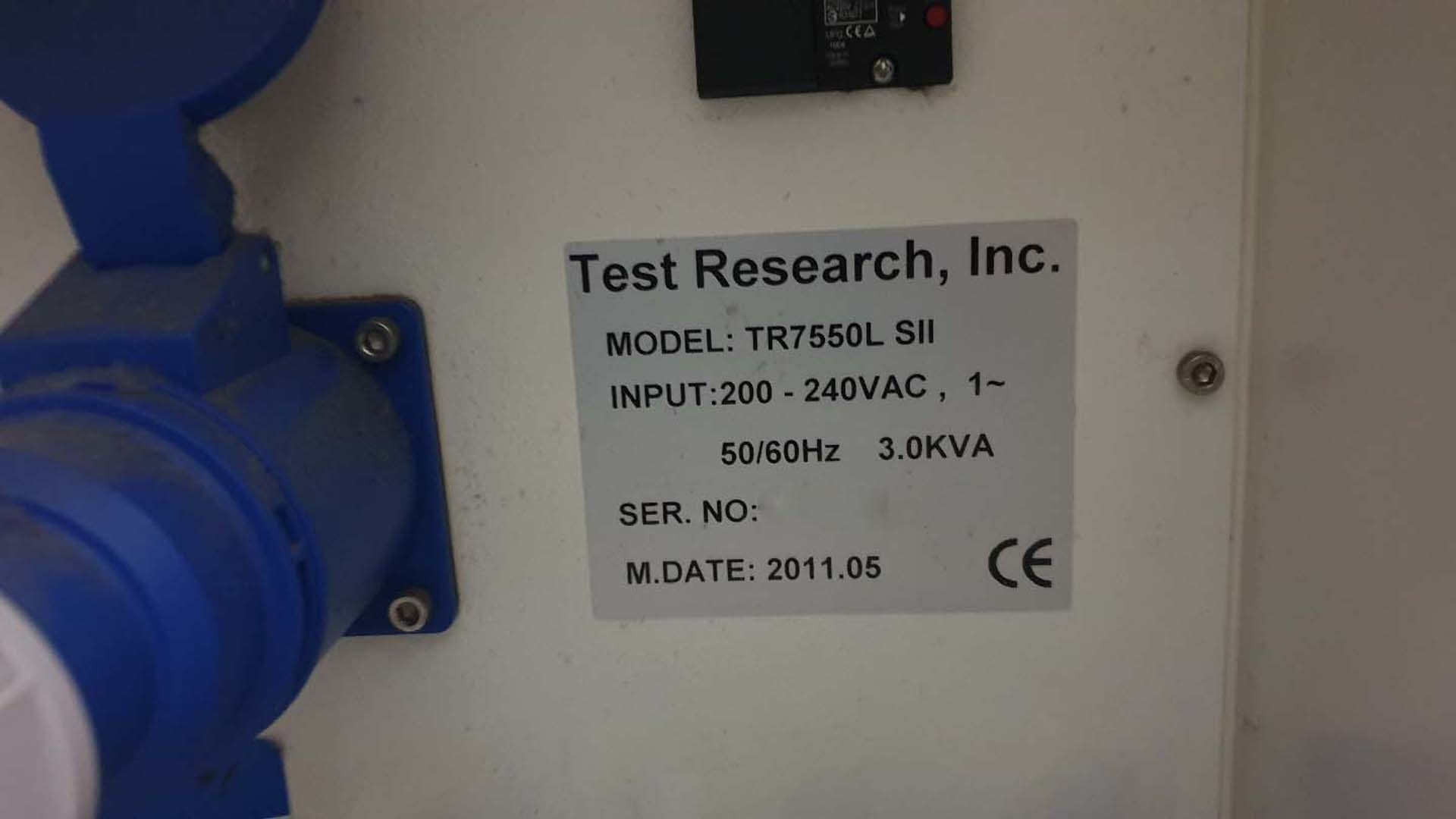 Photo Used TEST RESEARCH INC / TRI TR 7550L SII For Sale