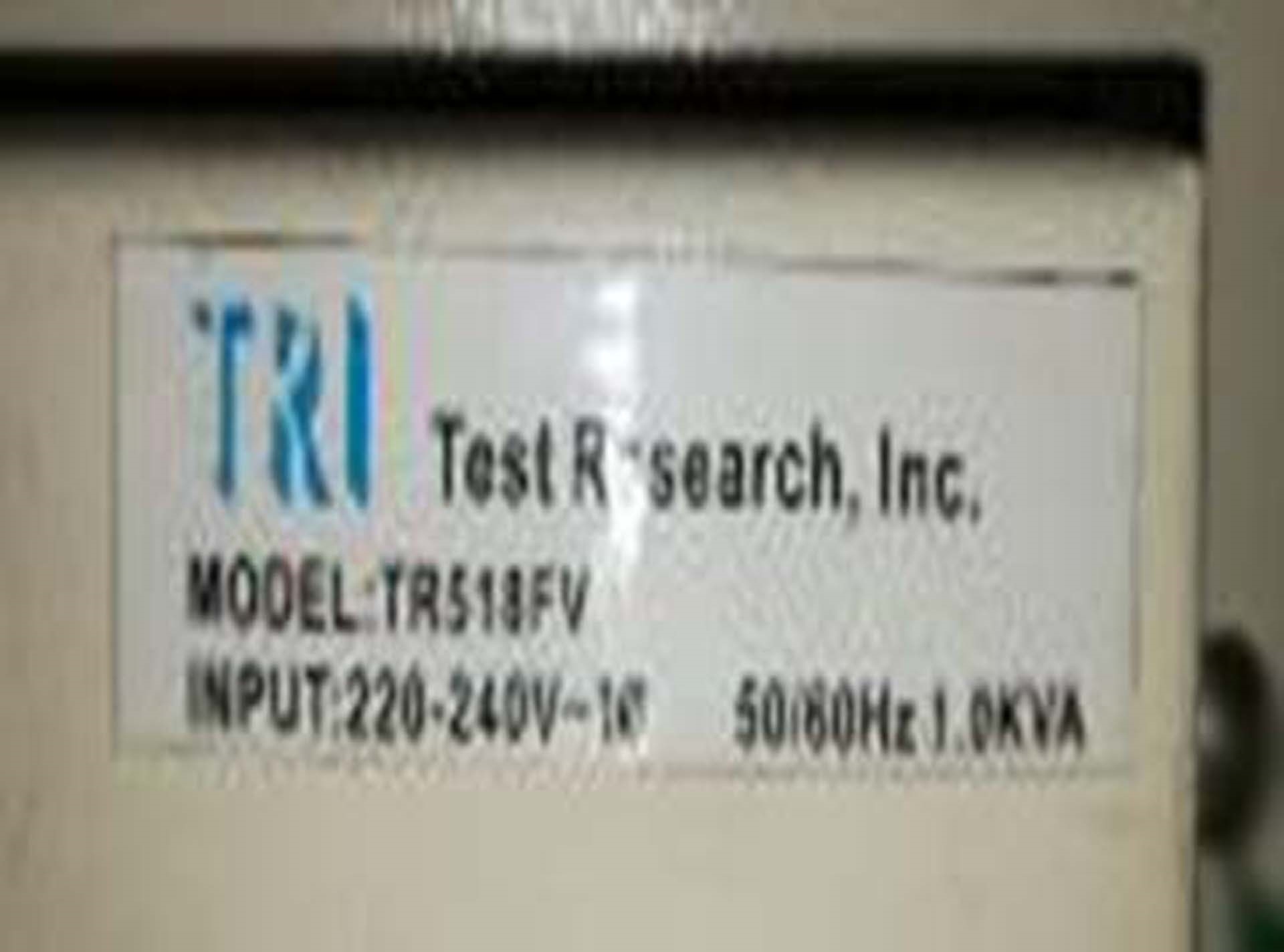 フォト（写真） 使用される TEST RESEARCH INC / TRI TRI 518 FV 販売のために