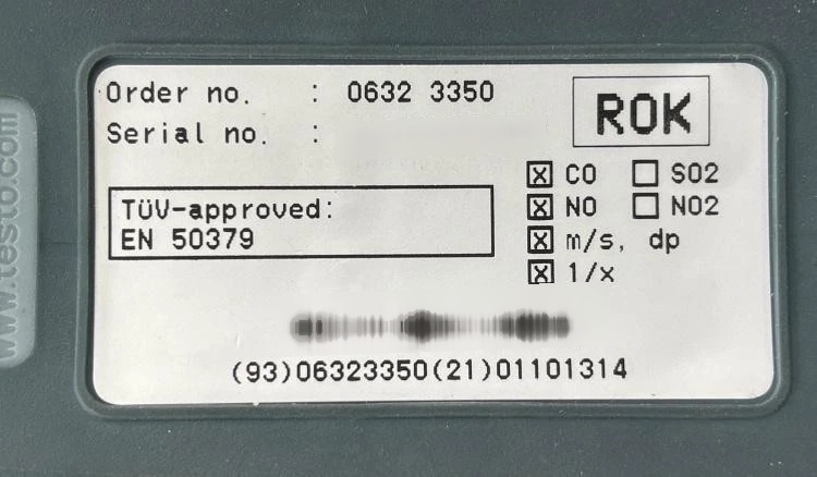 Foto Verwendet TESTO 335 Zum Verkauf