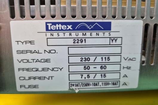 图为 已使用的 TETTEX INSTRUMENTS 2291 待售