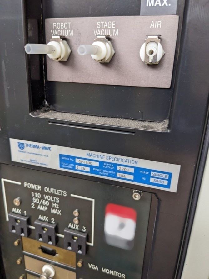 图为 已使用的 THERMA-WAVE OPTIPROBE 2690 待售